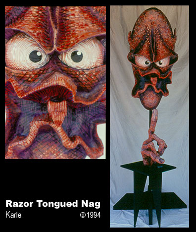 Razor tongued nag
